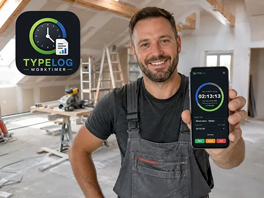 TYPELOG Worktimer zur lokalen Arbeits- und Projektzeiterfassung